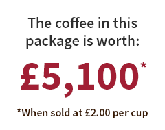 Coffee Worth £5100