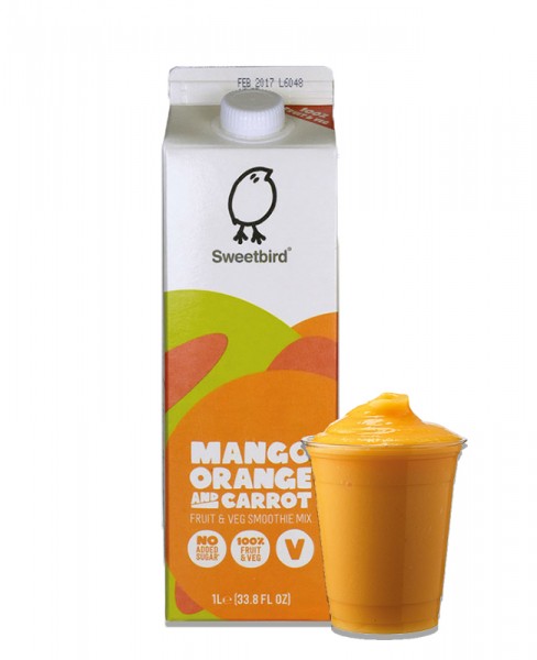 Sweetbird Mango, orange and carrot smoothie