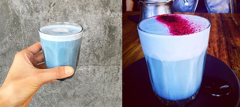 blue latte