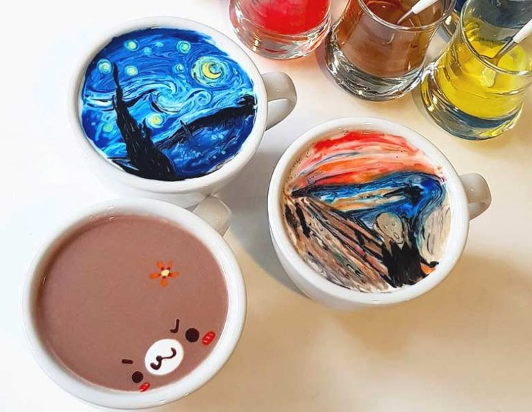 Is this the best latte art ever? Caffe Society Blog