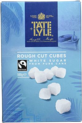 White Rough Cut Sugar Cubes