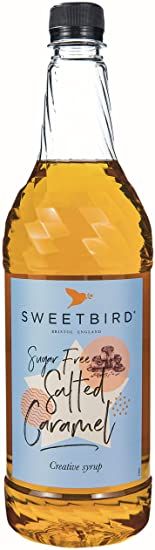 Sweetbird Salted Caramel Coffee Syrup - 1 Litre Bottle | Clumsy Goat Coffee