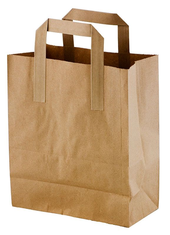 Extra Large Brown Paper Bags with Twisted Handles for Shopping