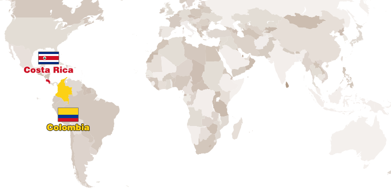Fairtrade Espresso World Map